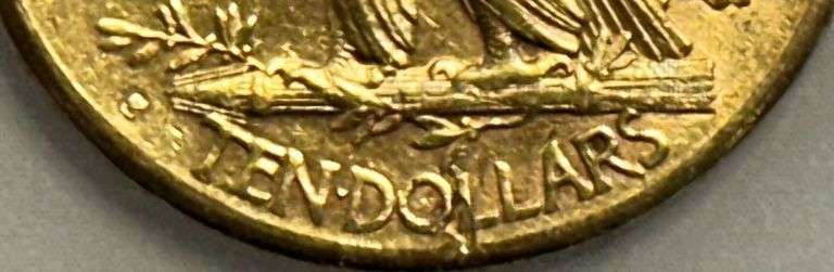1910-S $10 Indian Head Gold Eagle San Francisco Mint Classic Pre 1933 U.S. Gold Coin