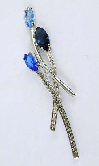 Swarovski Large Crystal Flower Pin