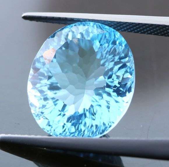 Amazing 14.31ct high fire concave cut pure Amethyst