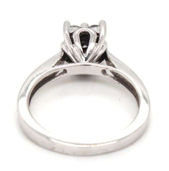 Sparkling 14K WG 5 Diamond Cluster