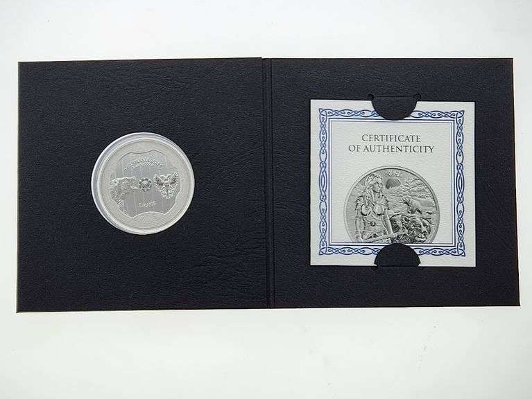 2024 Valkyries Solveig Silver 5 Mark, Germania Mint, OGP