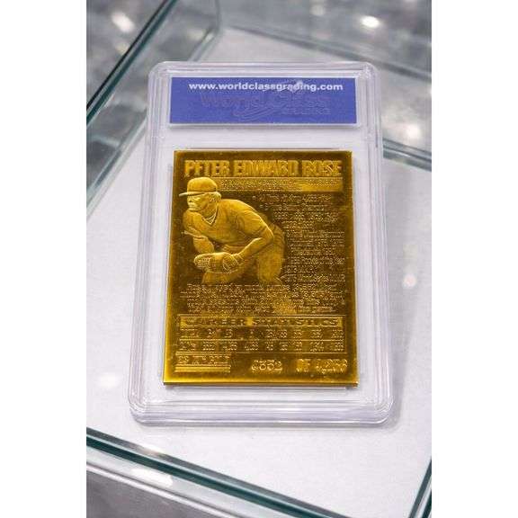 Pete Rose Gold Card Signature Series GEM Mint 10