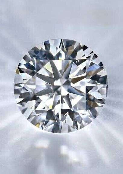 Large 7.5 Ct Sparkling White VVs1 Fire Moissanite Solitaire