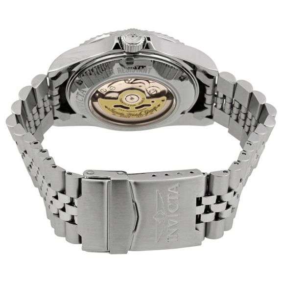 Invicta Pro Diver Automatic Men's Watch – Black Dial, Stainless Steel Bracelet
