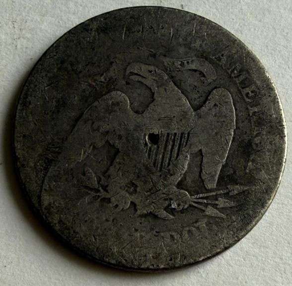 1868 S Seated Quarter