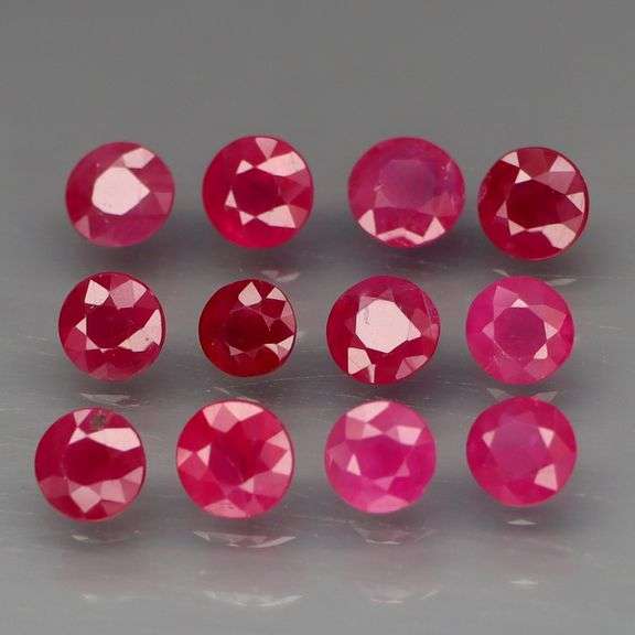 Deep violet red! 4.20 carats of REAL Burmese Rubies!