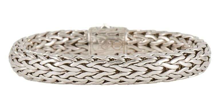 John Hardy Icon 0.55ctw Diamond Chain Bracelet in Sterling