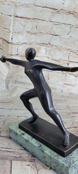 Brown Patina Bronze Statue
