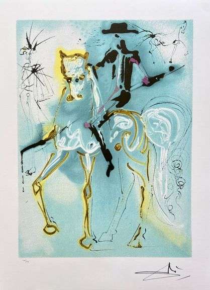 Pencil Numbered Salvador Dali, Picador