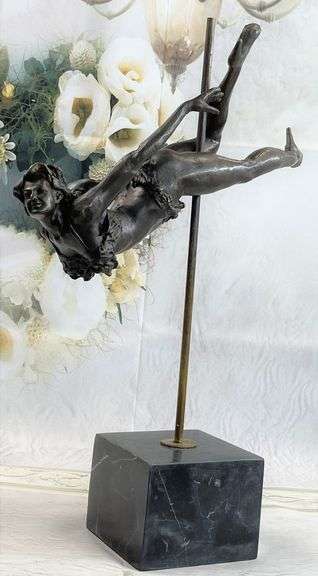 Lovely Bronze Statue