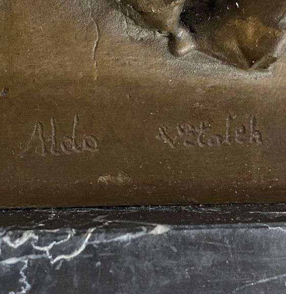 Arab Girl Dancing Bronze Sculpture