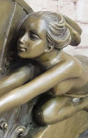 Nude Girl Bronze Sculpture