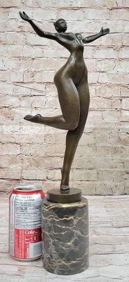 Nude Girl Bronze Sculpture