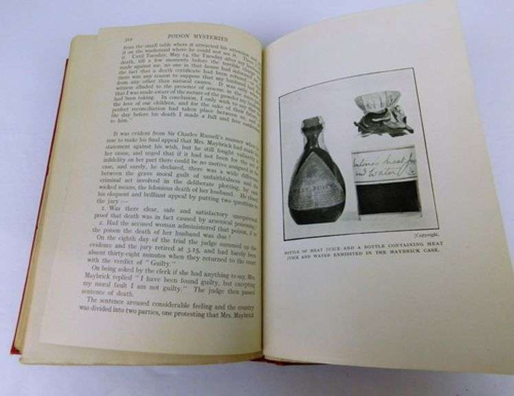 1920's Poison Mysteries Antique Book