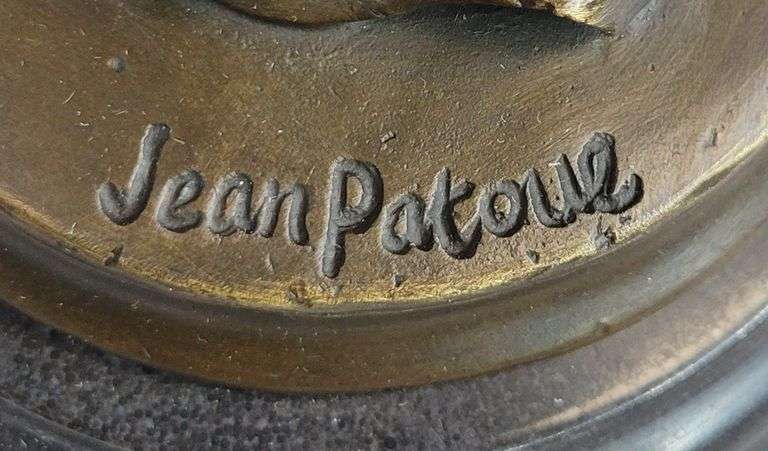 Young Woman with Long Jacket Bronze Sculpture