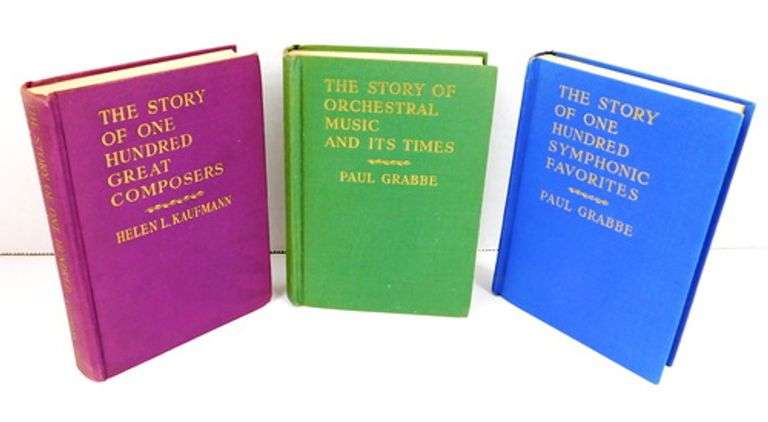 1940's Set of 3 Small Music Book