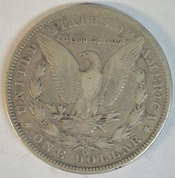 Ultra Rare 1889-CC Morgan Silver Dollar in Fine+