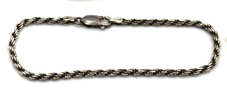 Group lot of Vintage 925 sterling silver 4 bracelets