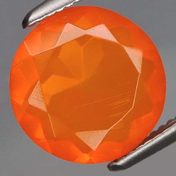 Rich and vibrant! At the same time! 1.53ct Fire Opal solitaire!