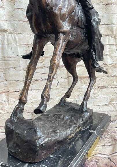 Cowboy Bronze Sculpture