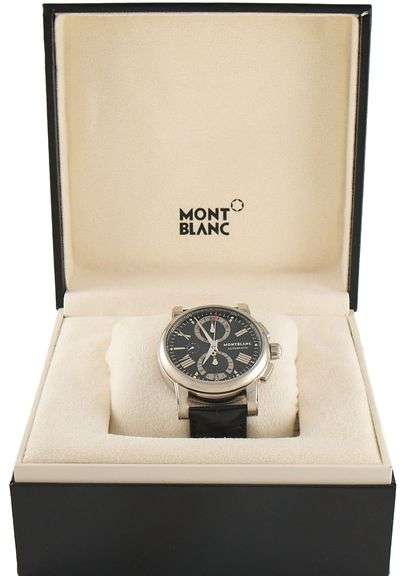 Montblanc Star Chronograph 102377, 44MM, Black Dial, Stainless Steel Men’s Watch