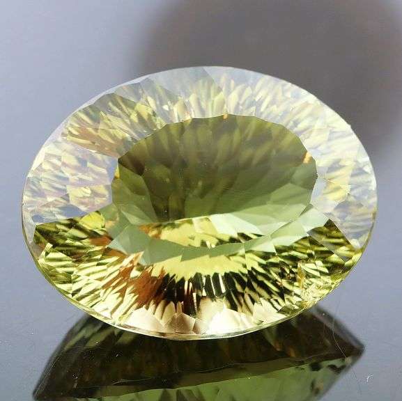 Non-stop flashing! Collectors sized 74.20ct brilliant lemon Citrine!