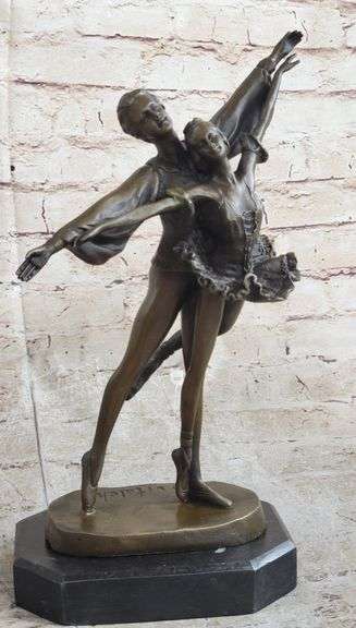 Two Beautiful Ballerina Bronze Sculpture