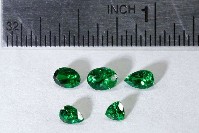Naturally Beautiful Tsavorite - Lot of 5
