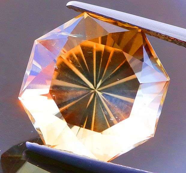 Amazing 13.52ct octagon cut Brazilian Imperial Topaz!