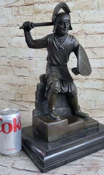 Japanese samurai Warrior Bronze Sculpture