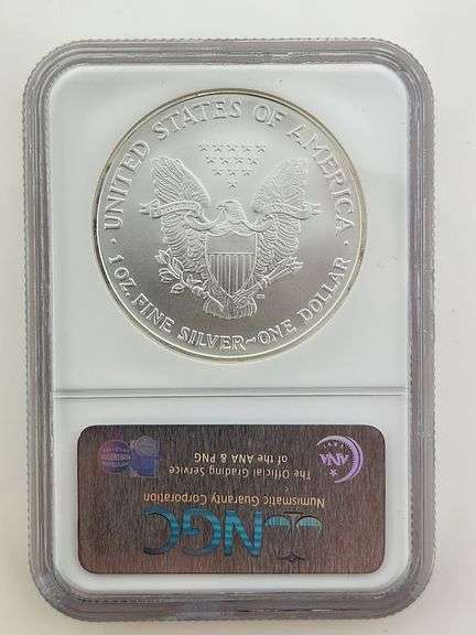2007 American Silver Eagle, NGC MS69