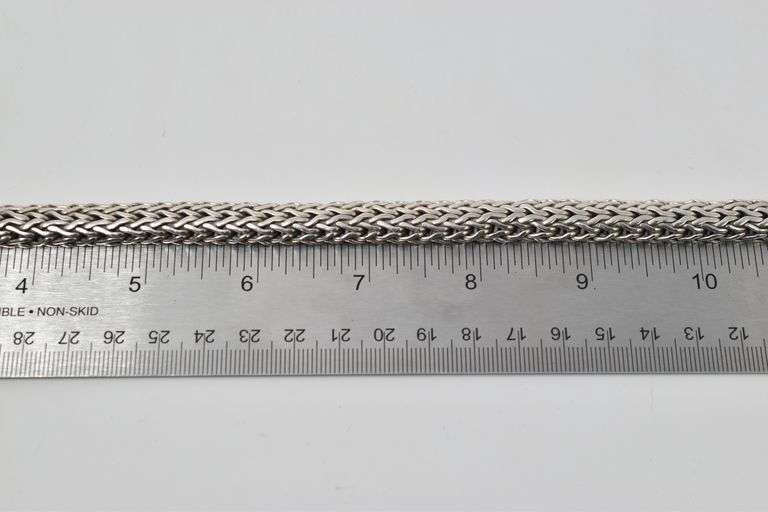 Sterling Silver Wheat Chain Bracelet
