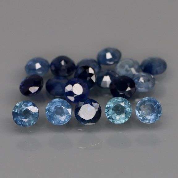 Collectors 3.01ct washed denim blue Sapphire set