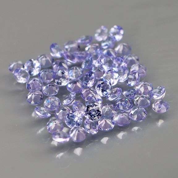 Sparkling 3.04ct 60 piece Tanzanite set