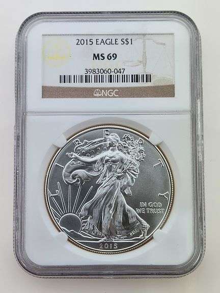 2015 American Silver Eagle, NGC MS69