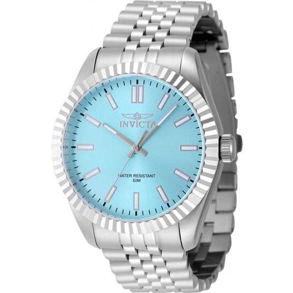 Invicta Specialty Men's Stainless Steel Watch – Tiffany Blue Dial