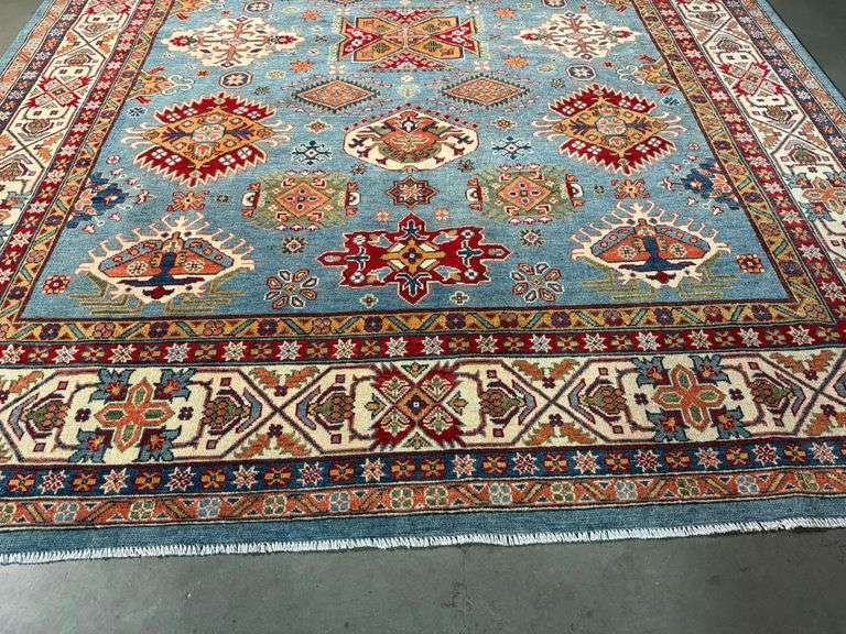 Exquisite Fine Kazak Rug 8.1x10.1