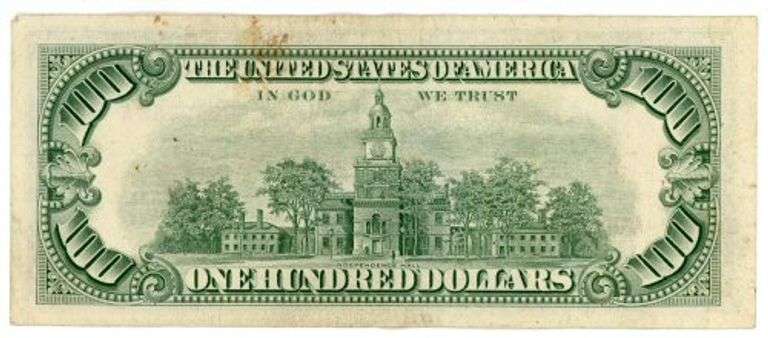 Nice 1966 Series Small Size $100 Red Seal Note