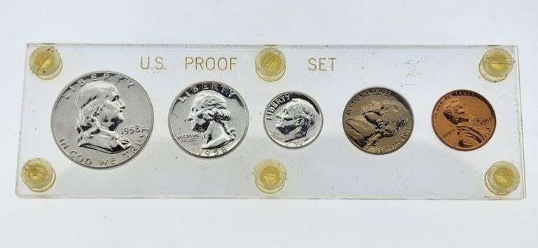 1958 United States Silvers Proof Set
