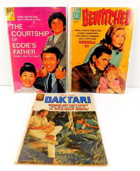 3 Dell Vintage Comic Books, Mid-1960's