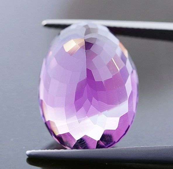 Simply ravishing 20.52ct full violet Brazilian Amethyst