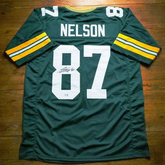 Autographed Jordy Nelson of Green Bay Packer Jersey
