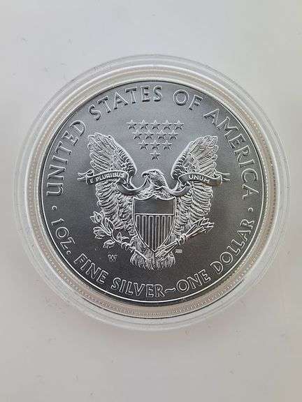 2013-W Burnished American Silver Eagle, OGP