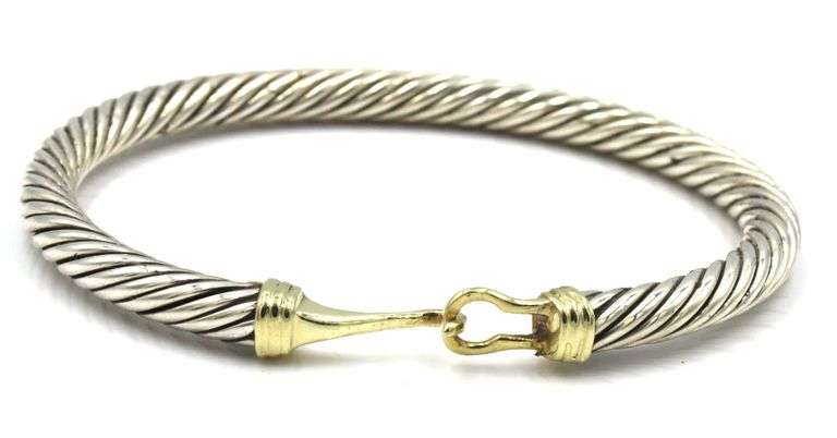 David Yurman Cable classic buckle bracelet
