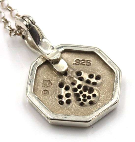 Slane & Slane diamond honeybee pendant on chain