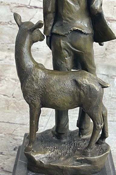 Native American Chief Spiritually Bronze Sculpture