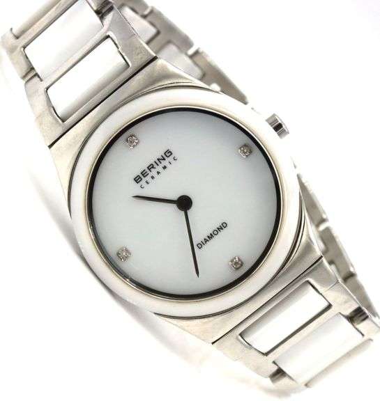 Bering Ceramic diamond quartz watch