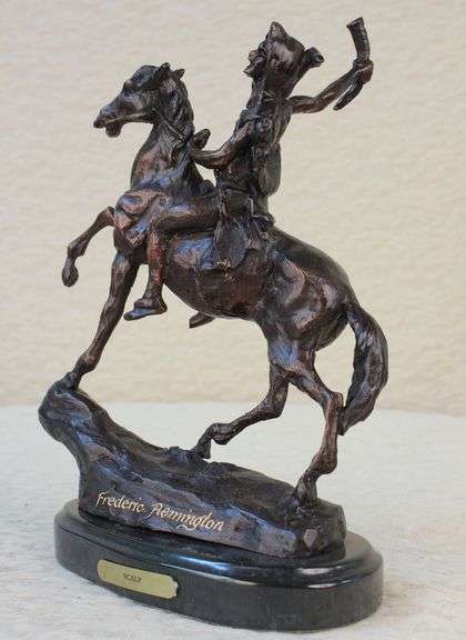 The Scalp Bronze Statue