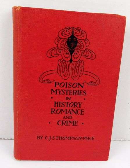 1920's Poison Mysteries Antique Book