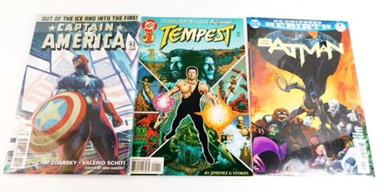 6 First Issue Comics by DC, Marvel, Eclipse